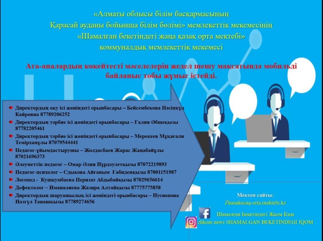 Ата-аналар мен оқушылар үшін.